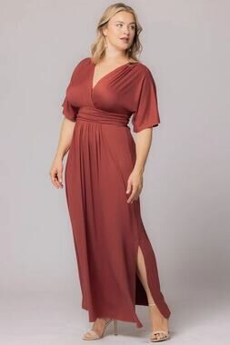 kiyonna red dress Luna Lace Dress